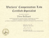 Dina Brilliant - Workers' Compensation Law Certified Specialist